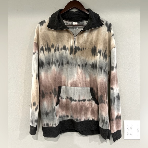 Fleece Collared 1/4 Zip Pullover - Picture 1 of 3